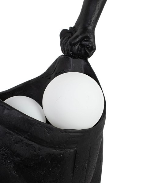 Lampa podłogowa HUMAN HOUDINI czarna, nowoczesna