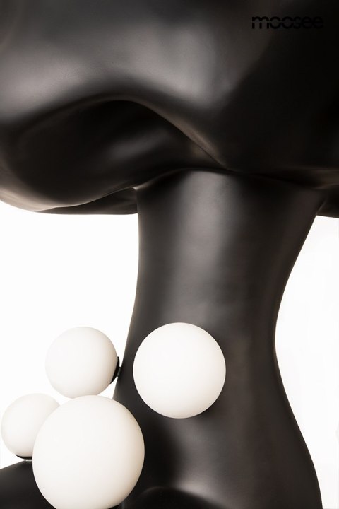 Lampa podłogowa HUMAN IN THE CLOUDS czarna, nowoczena