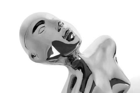 Lampa podłogowa HUMAN SILVER PREMIUM chrom, nowoczesna