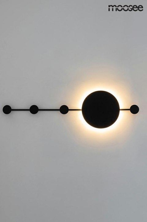 Lampa ścienna SHADOW HANG z wieszakiem czarna