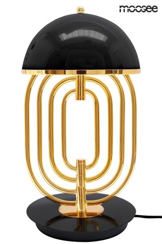 Lampa stołowa BOTTEGA złota / czarna