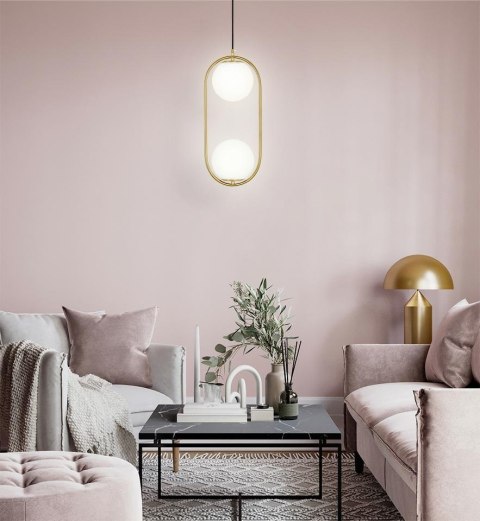 Lampa wisząca AURELIA TWIN złota