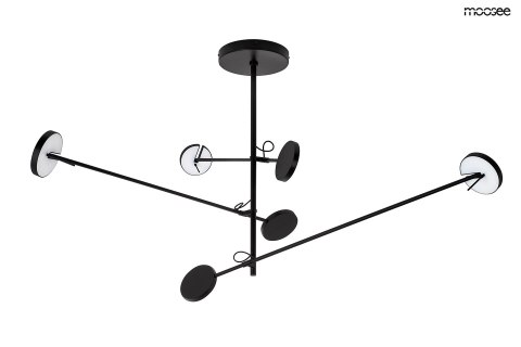 Lampa wisząca BOBBIE 3 czarna