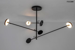 Lampa wisząca BOBBIE 3 czarna