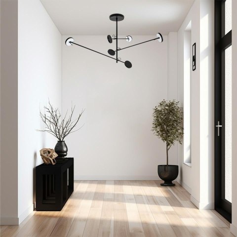 Lampa wisząca BOBBIE 3 czarna