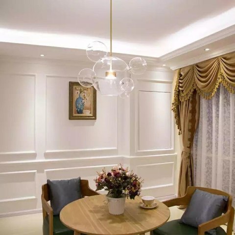 Lampa wisząca CAPRI 6 złota