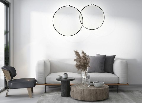 Lampa wisząca CIRCULO 80 czarna