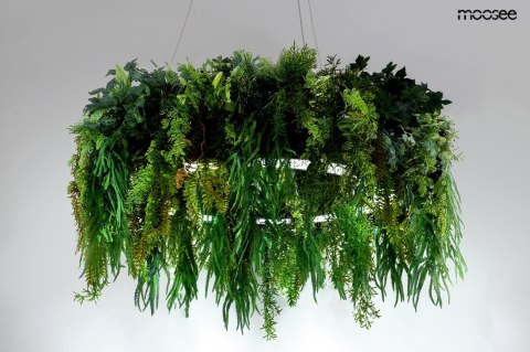 Lampa wisząca GARDENS 160 cm czarna, rośliny