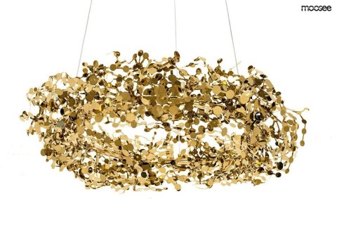 Lampa wisząca MONETE 60 złota