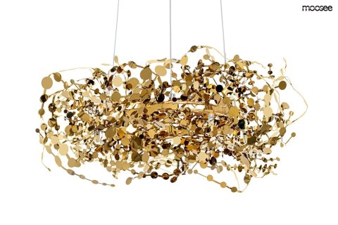 Lampa wisząca MONETE 60 złota