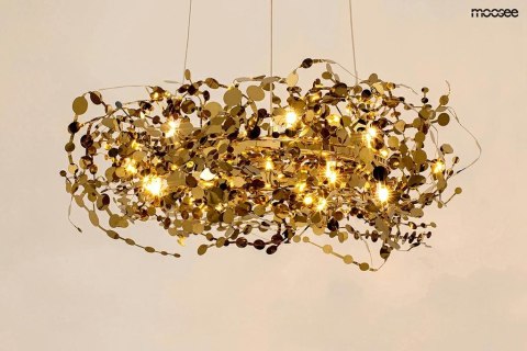 Lampa wisząca MONETE 60 złota