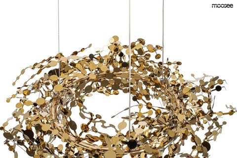 Lampa wisząca MONETE 60 złota