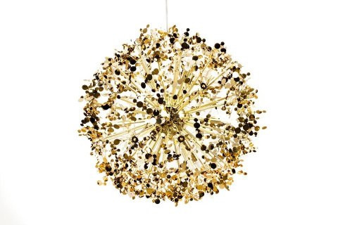 Lampa wisząca MONETE 65 złota