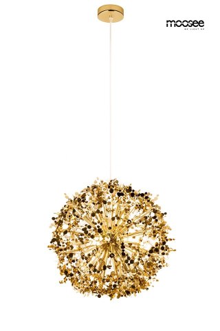 Lampa wisząca MONETE 65 złota