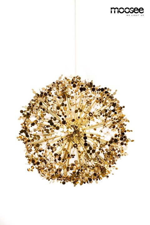 Lampa wisząca MONETE 65 złota