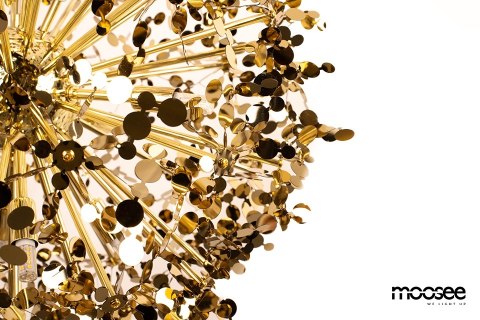 Lampa wisząca MONETE 65 złota