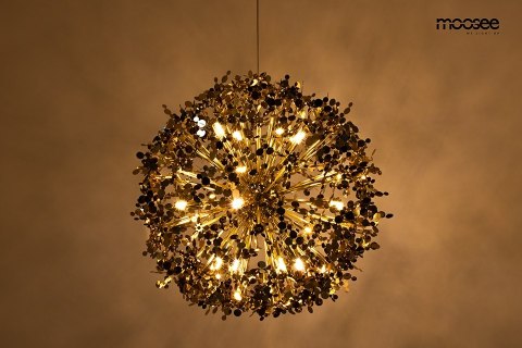 Lampa wisząca MONETE 65 złota