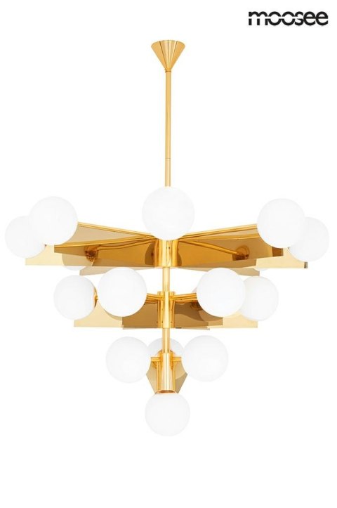 Lampa wisząca SOLEI złota