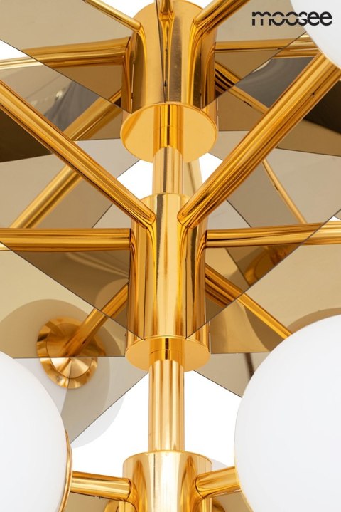 Lampa wisząca SOLEI złota