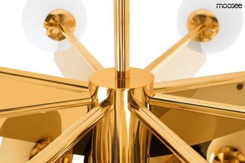 Lampa wisząca SOLEI złota