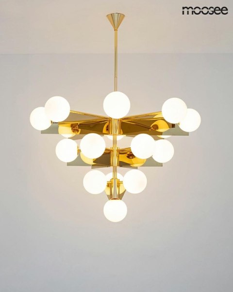 Lampa wisząca SOLEI złota