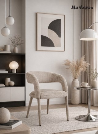 MaMaison krzesło IRIS beżowe