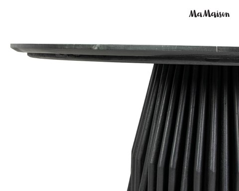 MaMaison stół jadalniany LEVANTE 120 czarny marmur