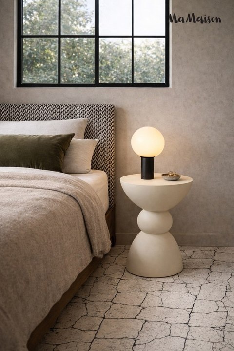 MaMaison stolik pomocniczy TADAO 35 beżowy