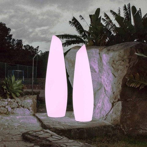 NEW GARDEN lampa ogrodowa FREDO 140 TUBE biała - bateria