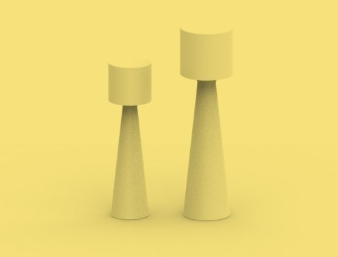 NEW GARDEN lampa ogrodowa GRACE 140 biała - bateria