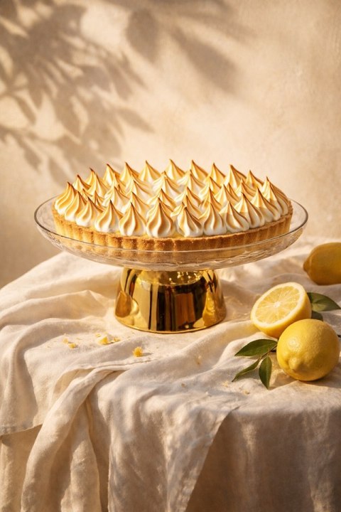 Patera dekoracyjna SHP SWEET złota / transparentna