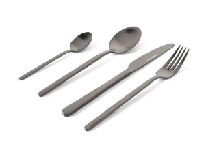 KARE zestaw sztućców GLORIA MATT BLACK 16 szt.