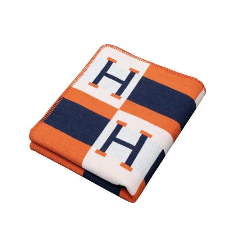 Koc SHP PARIS HOME granatowy / pomarańczowy