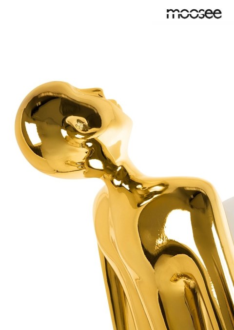 Lampa podłogowa HUMAN GOLD PREMIUM, złota, nowoczesna