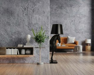 Lampa podłogowa KOŃ HORSE STAND S czarna - włókno szklane, 120cm