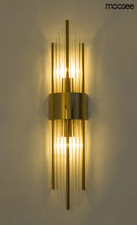 Lampa ścienna AMANDA złota