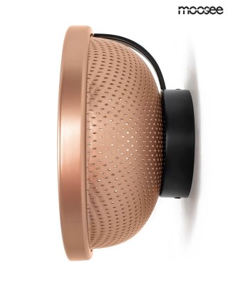 Lampa ścienna FARO miedziana