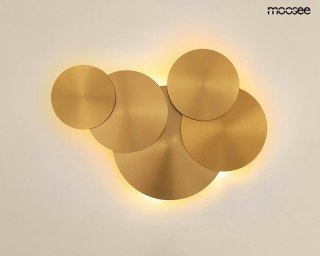 Lampa ścienna SCUDO złota