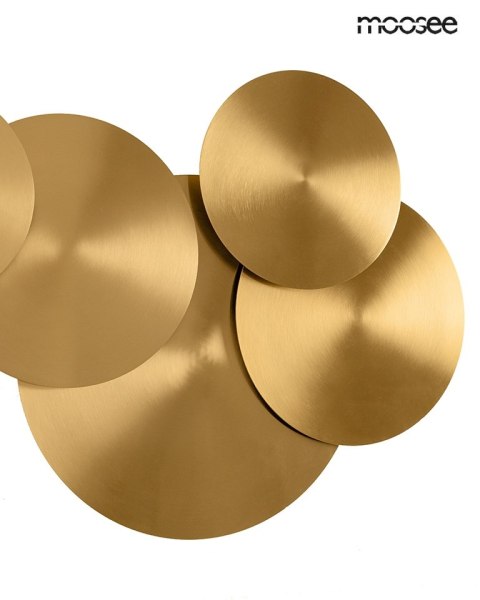 Lampa ścienna SCUDO złota