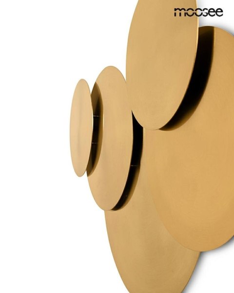 Lampa ścienna SCUDO złota