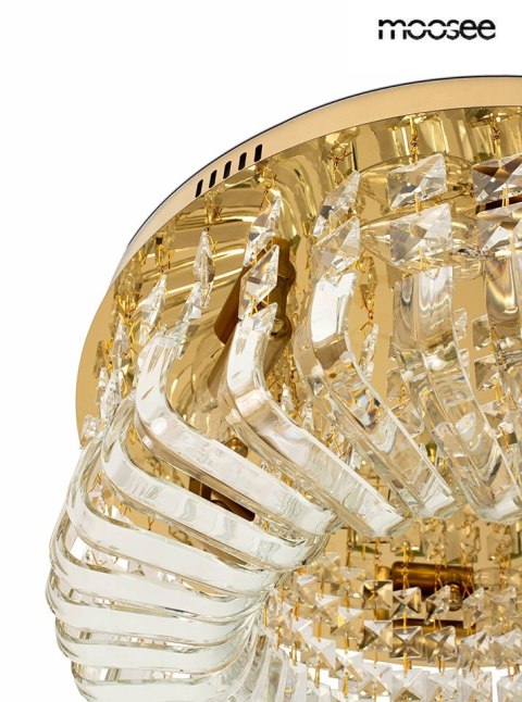 Lampa sufitowa / plafon BALUNA 80 złota