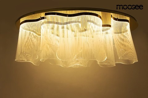 Lampa sufitowa / plafon FIREFLY 180 złota