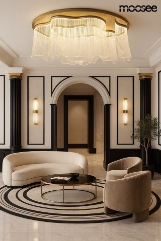 Lampa sufitowa / plafon FIREFLY 180 złota