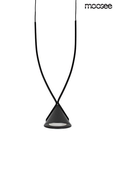 Lampa wisząca ATLAS 3 czarna