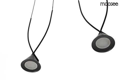 Lampa wisząca ATLAS 3 czarna