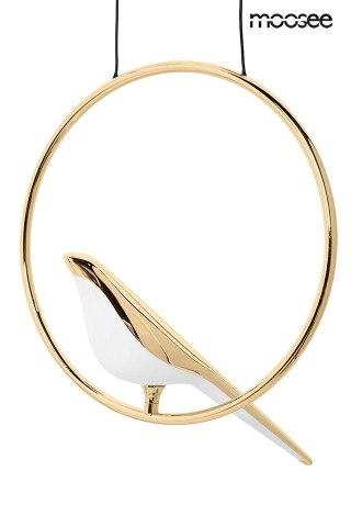 Lampa wisząca BIRD DISC złota