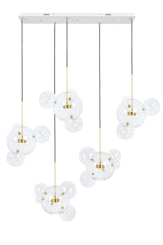 Lampa wisząca CAPRI LINE 5 złota