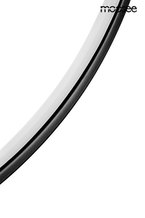 Lampa wisząca 275 cm x 105 cm CIRCULO SIX czarna