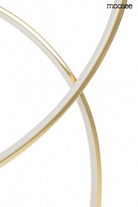 Lampa wisząca 275 cm x 105 cm CIRCULO SIX złota, ring