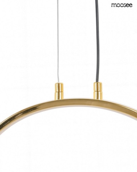 Lampa wisząca 275 cm x 105 cm CIRCULO SIX złota, ring